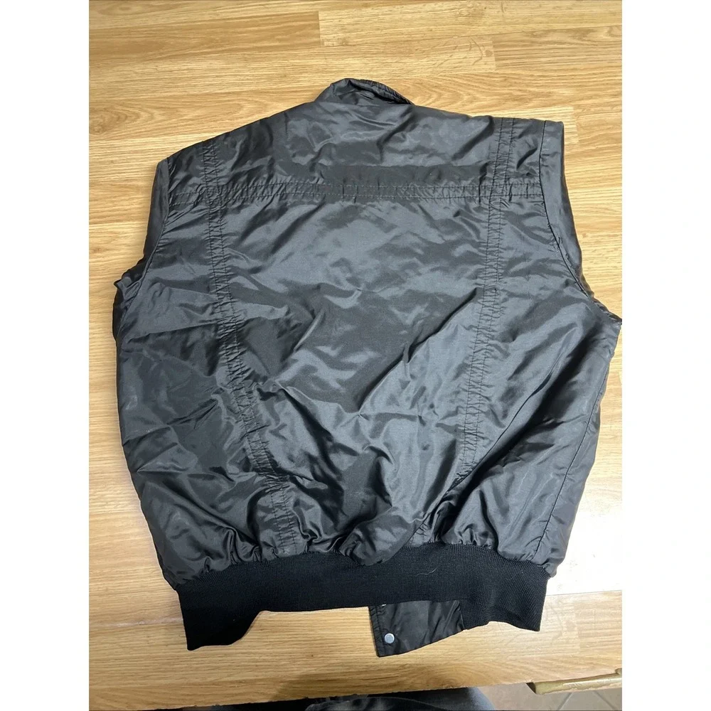 Vintage K‎ Brand Men's Large Black Bomber Jacket Winchester Target Loads 25th